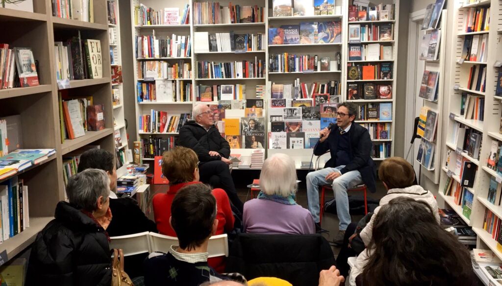 Max Dahl presenta Beau Rivage alla Libreria Ubik di Voghera (2020)
